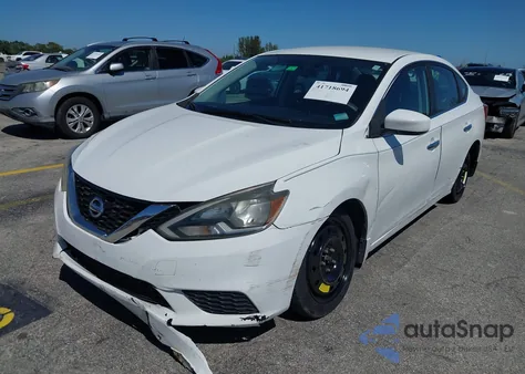 2017 Nissan Sentra S z USA, uszkodzony, nr VIN 3N1AB7AP5HY228891